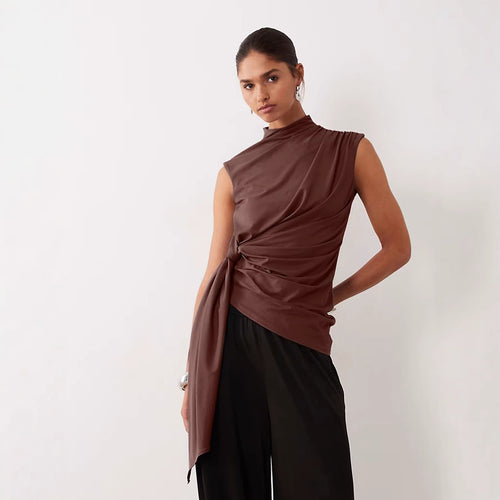 Ärmelloses Stretch Tank Top Damen – Sévea Basics Schweiz