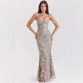 Schnürkleid Maxi Frontansicht Damen – Sévea Schweiz