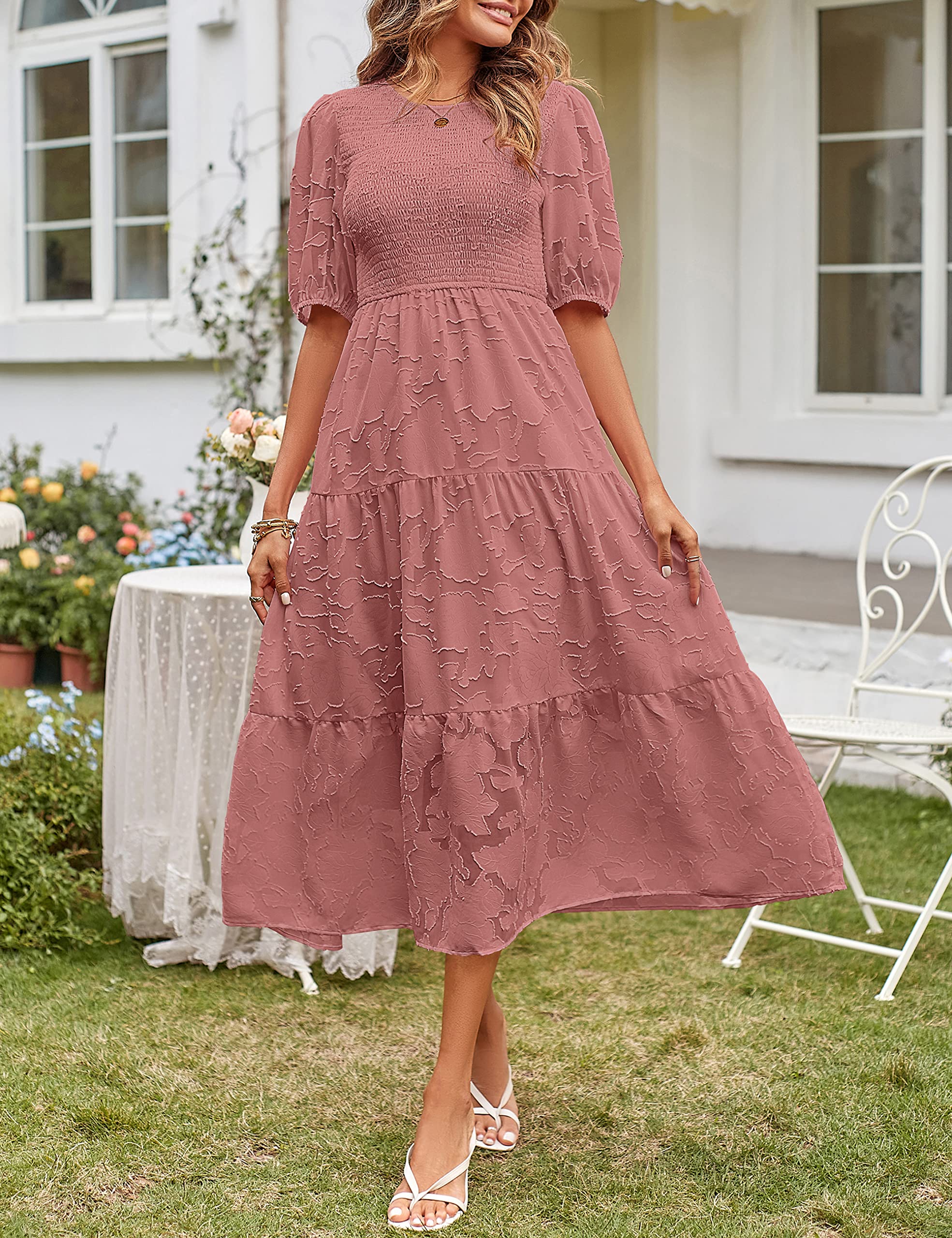Damen Strandkleid Sommer Detail Stoff - Solea