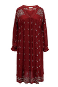 Print Midi-Kleid Seitenansicht Damen - Solea