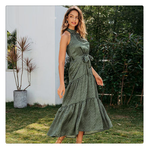 Statement Midikleid Rueckansicht Damen - Solea