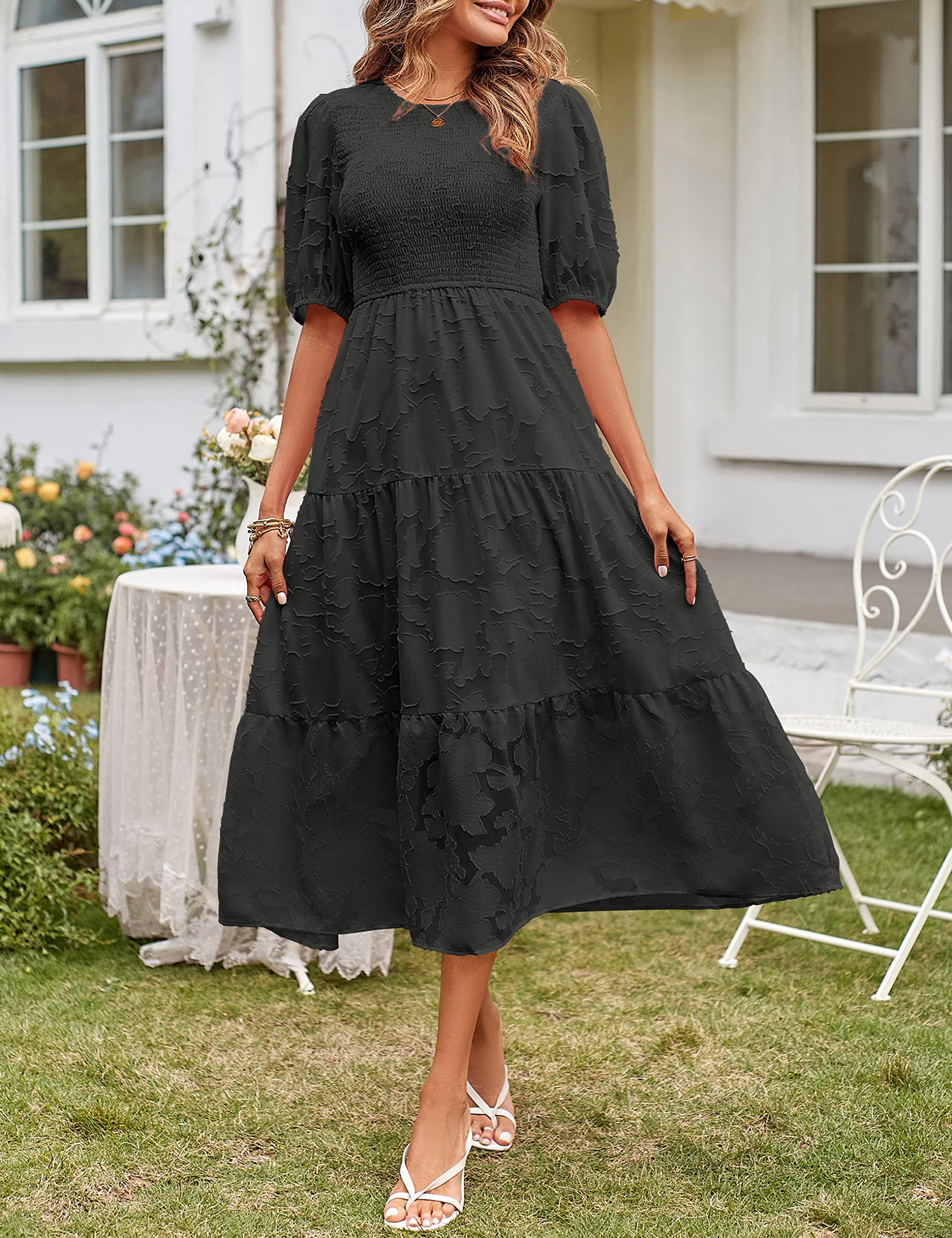 Strandkleid Rueschen Seitenansicht - Solea Kleider